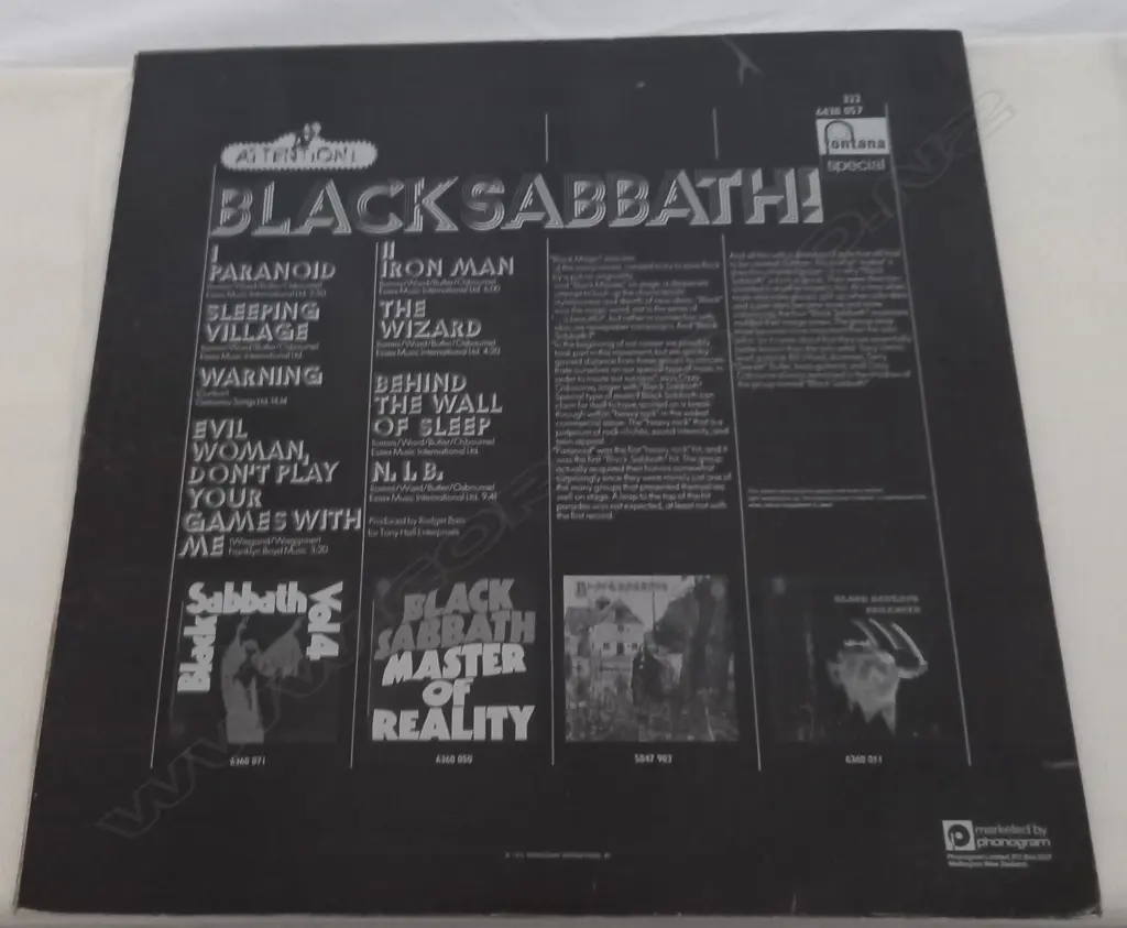 Black Sabbath, Attention! Black Sabbath! Image 1++